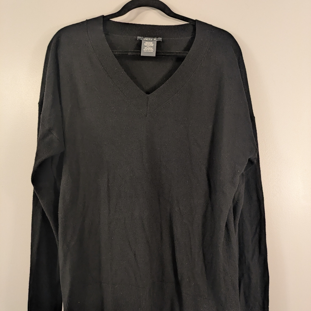 Matty M Men's Charcoal V-Neck Sweater